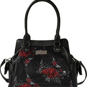 Rosalia Velvet Handbag killstar